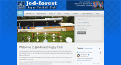 Desktop Screenshot of jedforestrfc.com